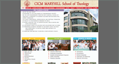 Desktop Screenshot of maryhillschooloftheology.com
