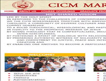 Tablet Screenshot of maryhillschooloftheology.com